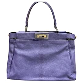 Fendi-Fendi Peekaboo 8BN226 Handbag-Purple