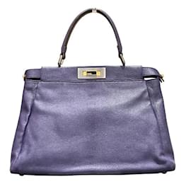 Fendi-Fendi Peekaboo 8BN226 Handbag-Purple