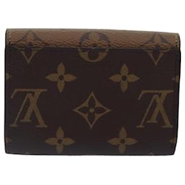 Louis Vuitton-LOUIS VUITTON Monogram Reverse Porte Monnaie Rosary Purse M82333 LV Auth 89054AM-Monogram