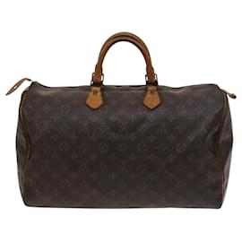 Louis Vuitton-LOUIS VUITTON Monogram Speedy 40 Hand Bag M41522 LV Auth 120519-Monogram