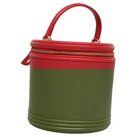 Louis Vuitton-LOUIS VUITTON Epi Cannes Hand Bag Red M48037 LV Auth 123094-Red