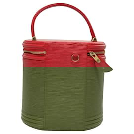 Louis Vuitton-LOUIS VUITTON Epi Cannes Hand Bag Red M48037 LV Auth 123094-Red