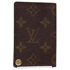 Louis Vuitton-LOUIS VUITTON Monogram Porto Cartes Credit Pression Card Case M60937 Auth th6005-Monogram