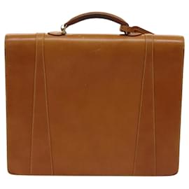Louis Vuitton-LOUIS VUITTON Nomad leather Selbit Business Bag Beige LV Auth 121716-Beige