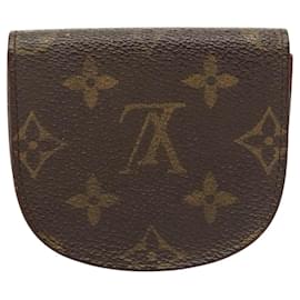 Louis Vuitton-LOUIS VUITTON Monogram Porte Monnaie Guze Coin Purse M61970 LV Auth th5986-Monogram