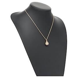 Christian Dior-Christian Dior Necklace metal Gold Auth 109526-Golden