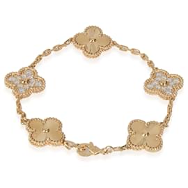 Van Cleef & Arpels-Bracelet Vintage Alhambra en Or Jaune et Diamants de Van Cleef & Arpels-Autre