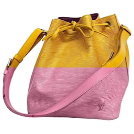 Louis Vuitton-Louis Vuitton Epi Petit Noe Shoulder Bag-Yellow