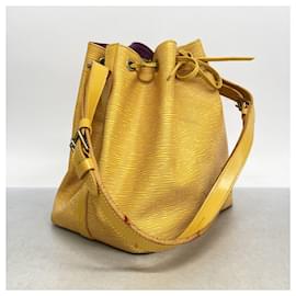 Louis Vuitton-Louis Vuitton Epi Petit Noe Shoulder Bag-Yellow