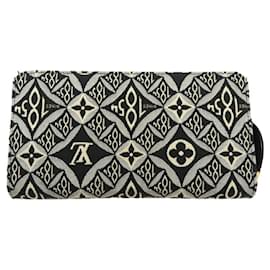 Louis Vuitton-Louis Vuitton Monogram Jacquard Zippy Wallet-Black