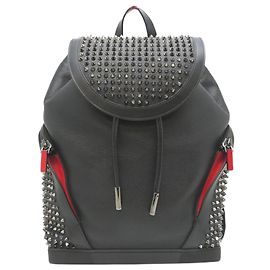 Christian Louboutin Explorer Funk Rucksack Schwarz Rot