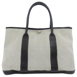 Hermès-Sac Tote PM Hermes Garden-Marron,Noir