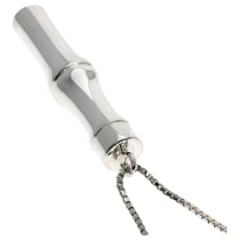 Gucci-GUCCI Bamboo Necklace in Silver-Other