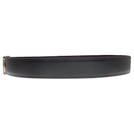 Hermès-Hermes H Belt Constance in Black Box Calf Leather-Black