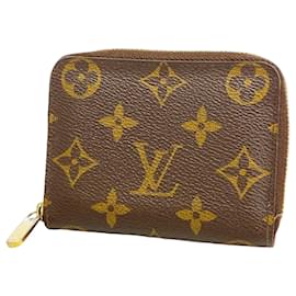 Louis Vuitton-Louis Vuitton Monogram Zippy Coin Purse-Brown