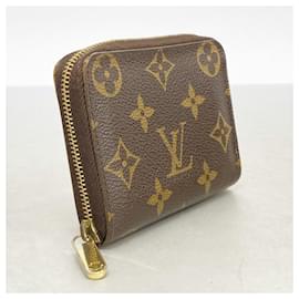 Louis Vuitton-Louis Vuitton Monogram Zippy Coin Purse-Brown