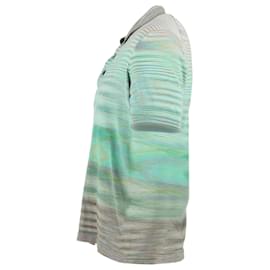 Missoni- Missoni Striped Polo Shirt in Multicolor Cotton-Multiple colors