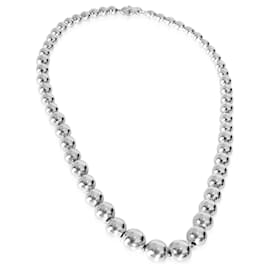 Tiffany & Co-Tiffany & Co. Sterling Silver  HardWear Graduated Ball Necklace-Silvery,Metallic