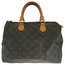 Louis Vuitton-Louis Vuitton Speedy 30 Monogram Handbag-Brown