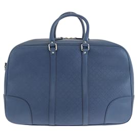 Gucci-Gucci Diamante Leather Briefcase-Blue