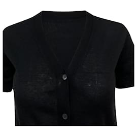 Miu Miu-Miu Miu Cropped Bolero in Black Cashmere-Black