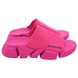 Sandales Balenciaga Speed 2.0 en polyester rose Rose
