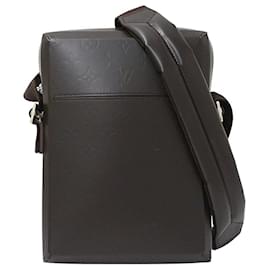 Louis Vuitton-Sac à épaule Bobby en cuir glacé Monogram Louis Vuitton-Marron