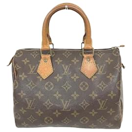 Louis Vuitton-Louis Vuitton Monogram Speedy 25 Handbag-Brown