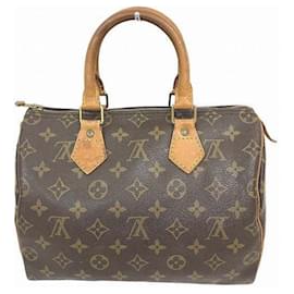 Louis Vuitton-Louis Vuitton Monogram Speedy 25 Handbag-Brown