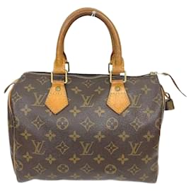 Louis Vuitton-Louis Vuitton Monogram Speedy 25 Handbag-Brown