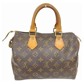 Louis Vuitton-Louis Vuitton Monogram Speedy 25 Handbag-Brown