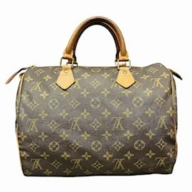 Louis Vuitton-Louis Vuitton Monogram Speedy 30 Handbag-Brown