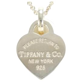 Tiffany & Co-Tiffany Return to Double Heart Silver Necklace-Other