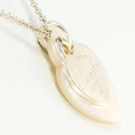 Tiffany & Co-Tiffany Return to Double Heart Silver Necklace-Other