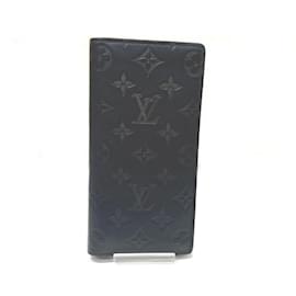 Louis Vuitton-Portefeuille long Monogram Shadow Louis Vuitton-Noir