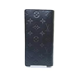 Louis Vuitton-Portefeuille long Monogram Shadow Louis Vuitton-Noir