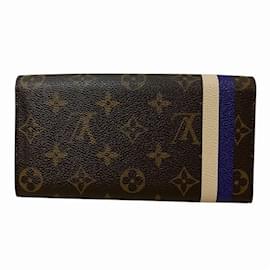 Louis Vuitton-Louis Vuitton Monogram Idylle Portefeuille Sarah M61734 Long Wallet-Brown,Monogram
