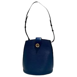 Louis Vuitton-Louis Vuitton Epi Cluny M52255 Shoulder Bag-Blue