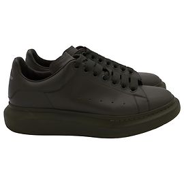 Baskets Oversized Alexander McQueen en cuir vert Vert