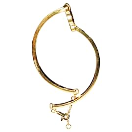 Céline-Celine Triomphe Articulated Bracelet in Gold Metal-Golden,Metallic