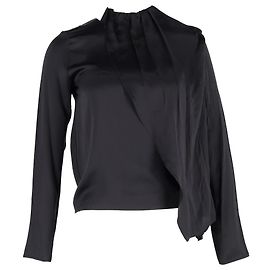 Autre Marque Dodo Bar Or Blusa Berna in Seta Nera Nero