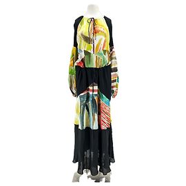 Rosie Assoulin Robe à imprimé Noir