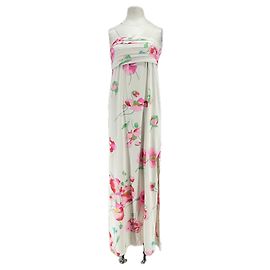 Leonard Bandeau-Kleid mit Druck Weiß