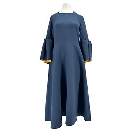 Robe longue bleu marine Roksanda Bleu Marine