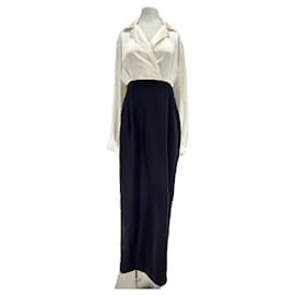 Autre Marque-Robe bicolore-Black