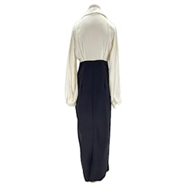 Autre Marque-Robe bicolore-Black