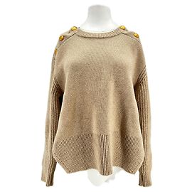 Balzac Paris Pull en laine marron Marron