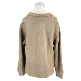 Balzac Paris-Pull en laine marron-Brown