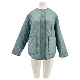 Aigle Grüne Steppjacke Grün
