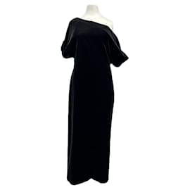 Christopher Kane Samtkleid Schwarz